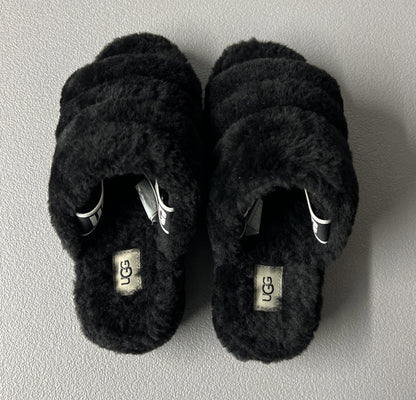 Size 6 - Ugg Wmns Fluff Yeah Slide 'Black’