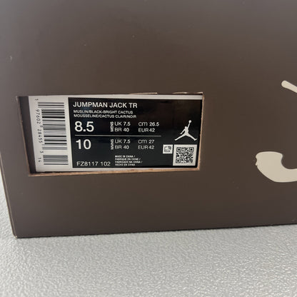 Size 8.5 - Travis Scott x Jordan Jumpman Jack TR Bright Cactus