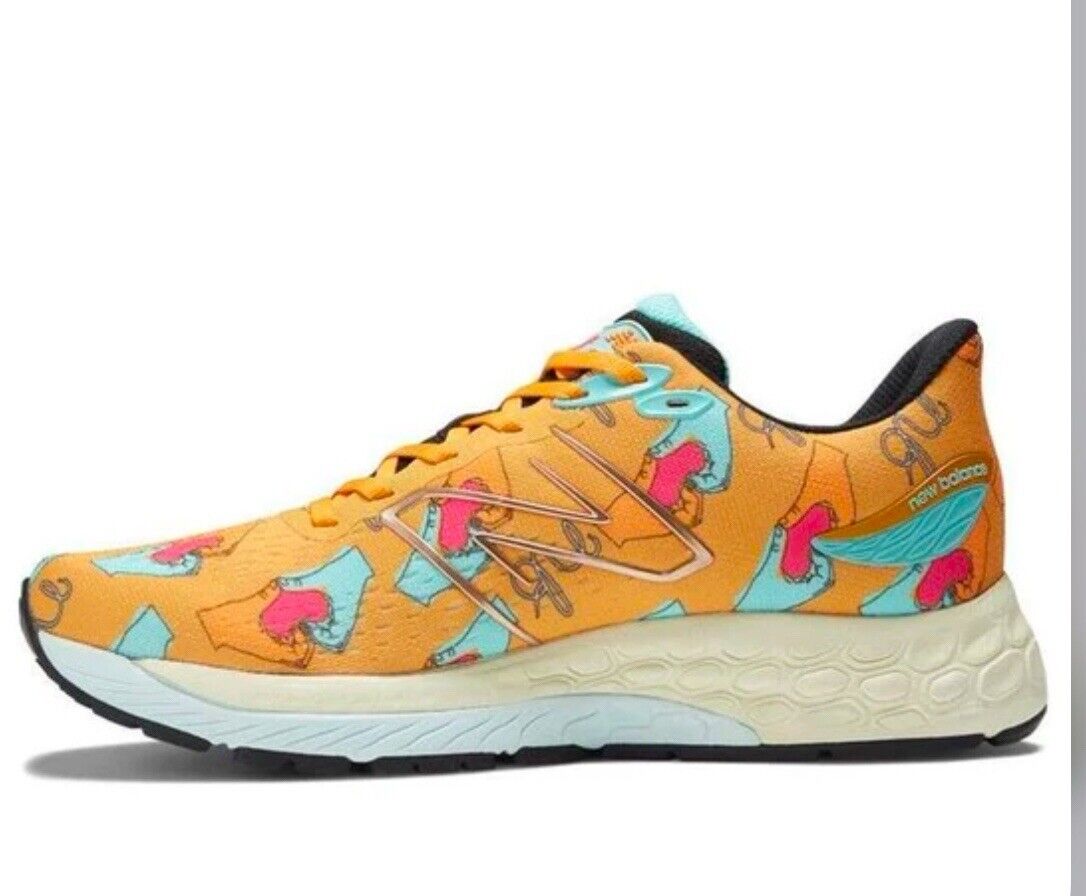 Size 9-New Balance Fresh Foam 880 "Orange/Graphic"