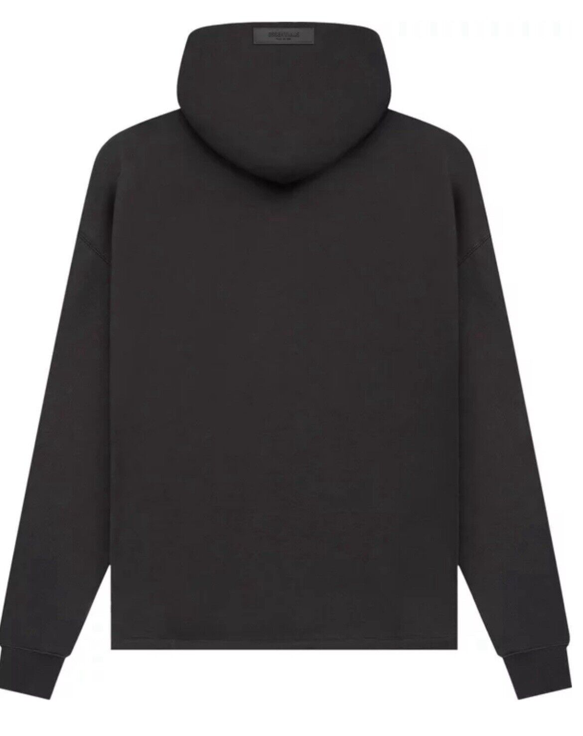Fear of God Essentials Relaxed Hoodie 'Iron' Black -Medium