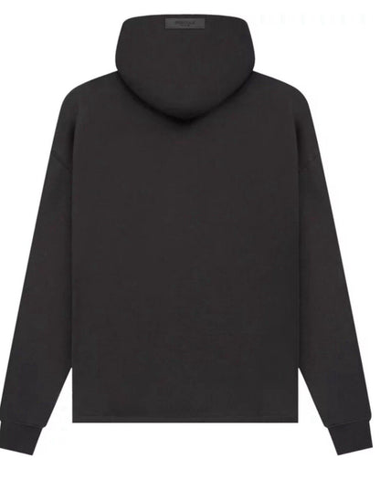 Fear of God Essentials Relaxed Hoodie 'Iron' Black -Medium