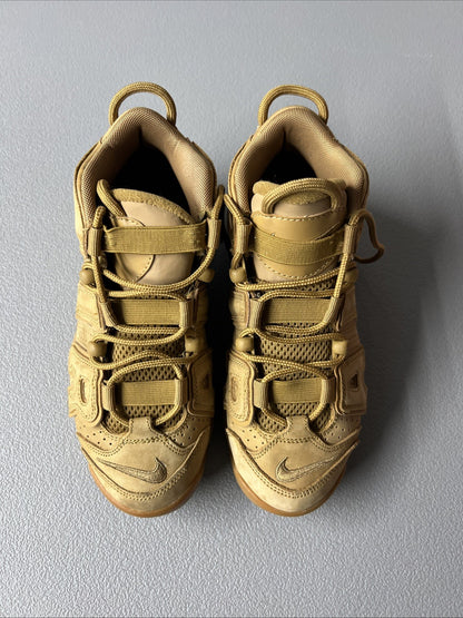 Size 5Y or 6.5 Wmns - Nike Air More Uptempo Mid ‘Flax’ GS