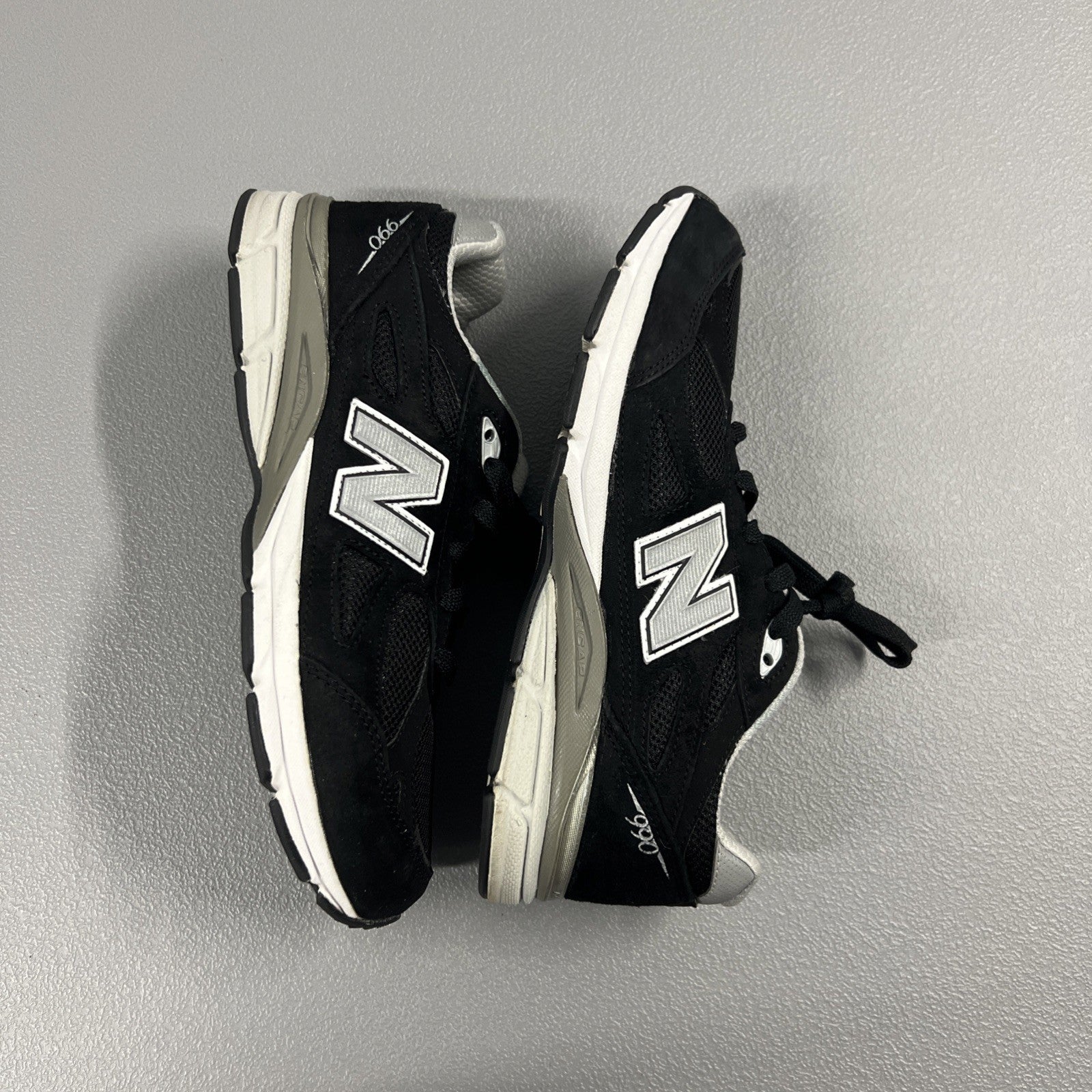 Size 7- New Balance 990v3 Big Kids ‘Black Grey' GC990BS3 (GS)