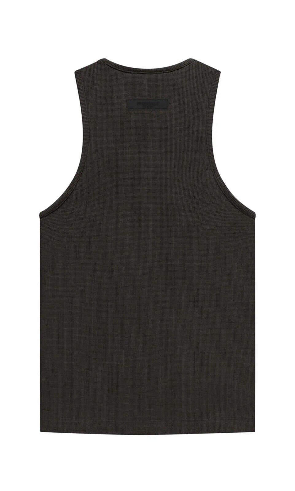Size Small-Fear of God Essentials Women’s Waffle Tank 'Off Black’