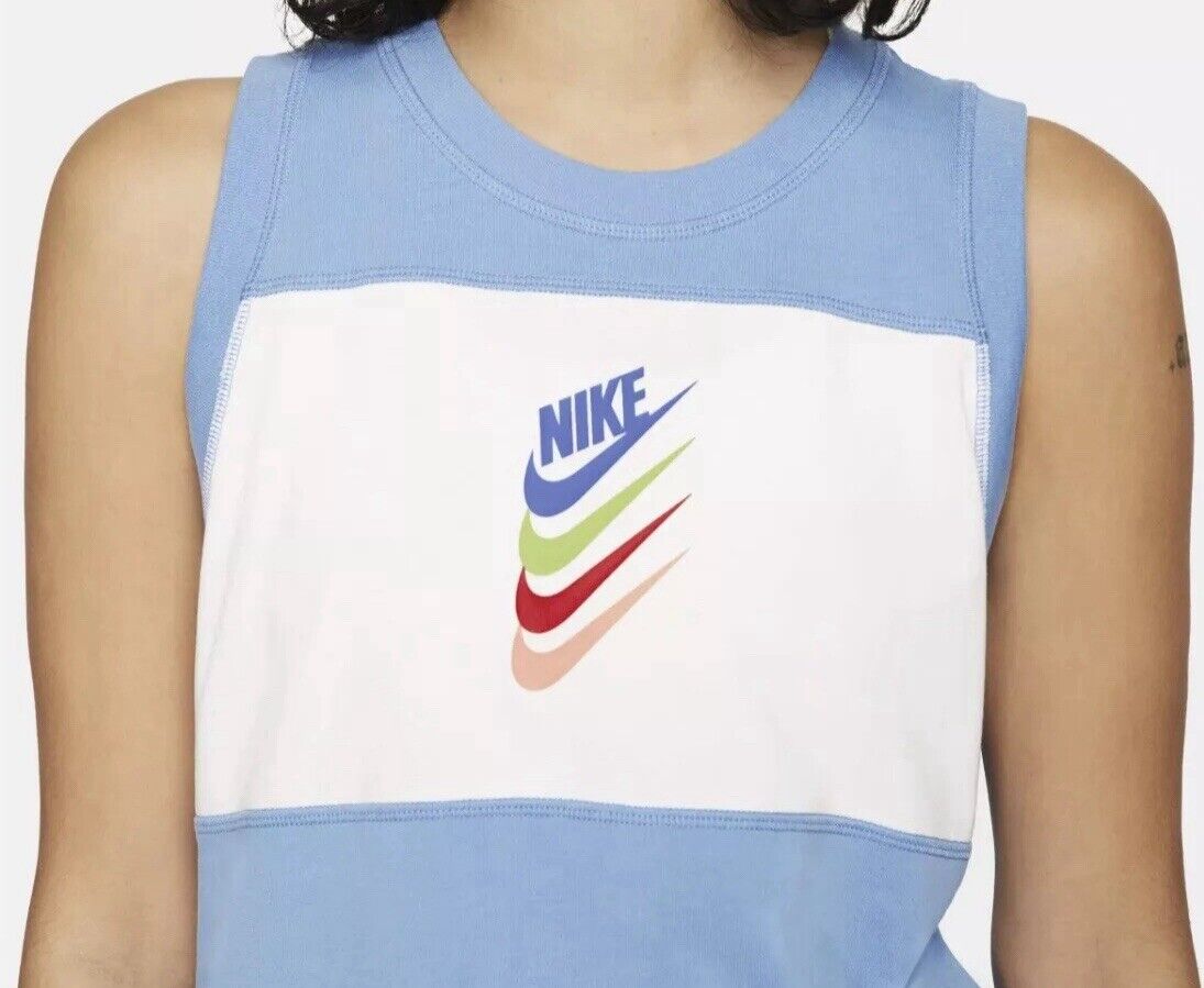 NEW NIKE SPORTSWEAR OMEN’S SLEEVELESS TOP DM6754-412 SIZE XS