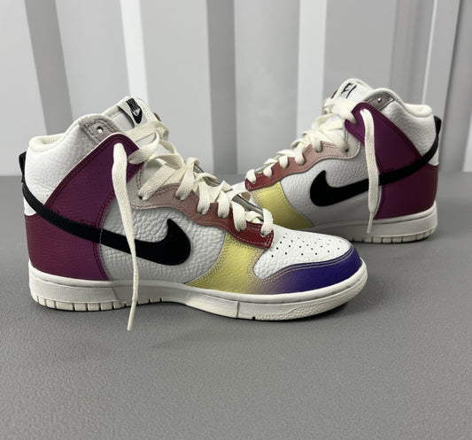 Size 7.5 - Nike Dunk High Multi-Color Gradient (Wmns)