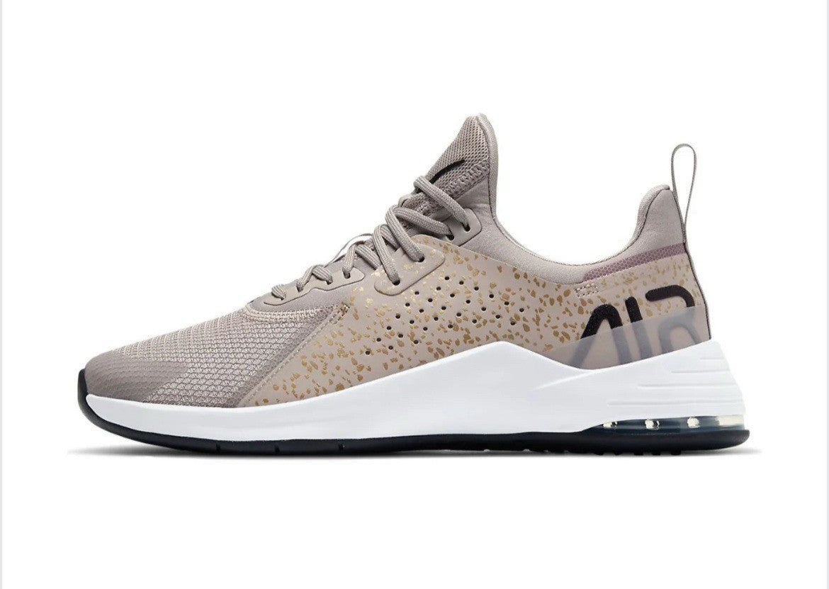 Size 12 Wmns or 13.5 Men’s - Nike Air Max Bella TR 3 Premium 'Grey Gold Grain’