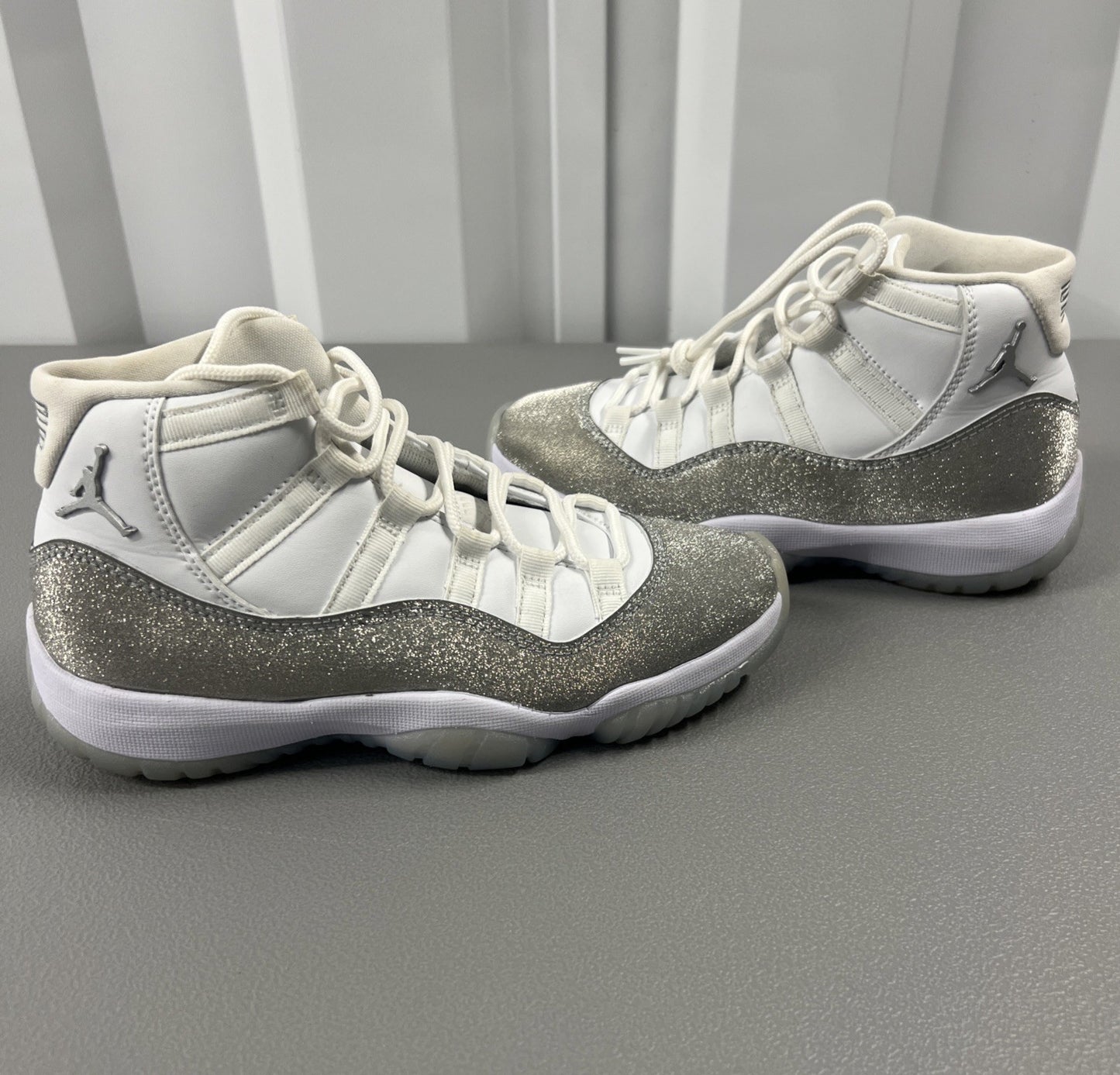 Size 6 - Air Jordan 11 Retro White Metallic Silver Wmns