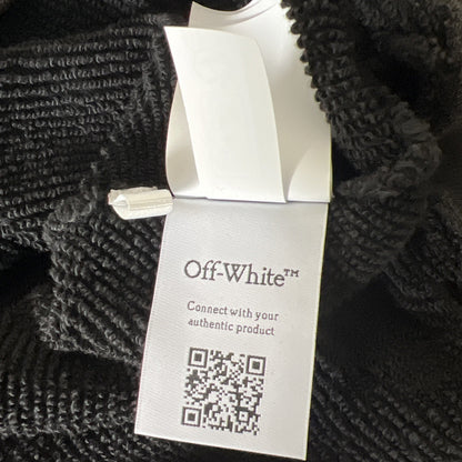 Size XL - Off-White BW St. Matthew Over Hoodie 'Black/Grey’ - No Drawstring