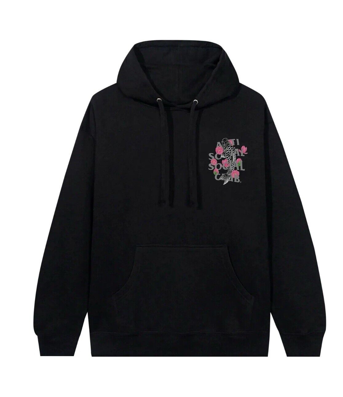 Size L-Anti Social Social Club Ornamental 3M reflective Hoodie 100% Authentic