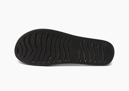Size 7- REEF Women's Water Scout Slide Black Medium Width