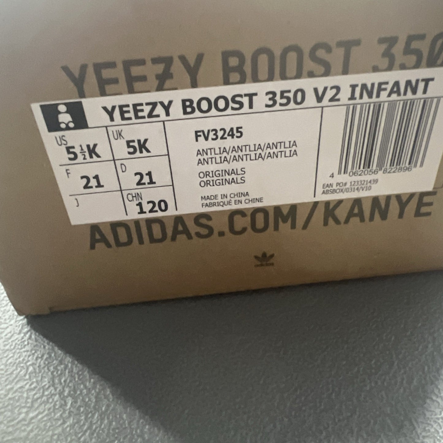 Size 5.5 - Adidas Yeezy Boost 350 V2 Antlia (Infant) FV3245