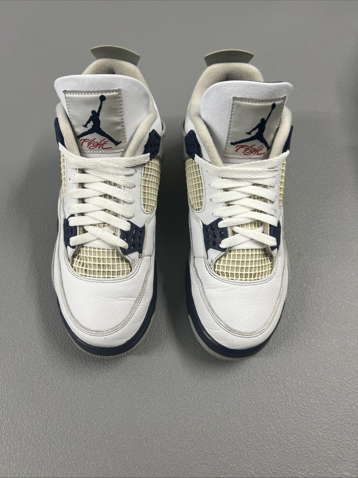 Size 7 - Jordan 4 Retro Mid Midnight Navy