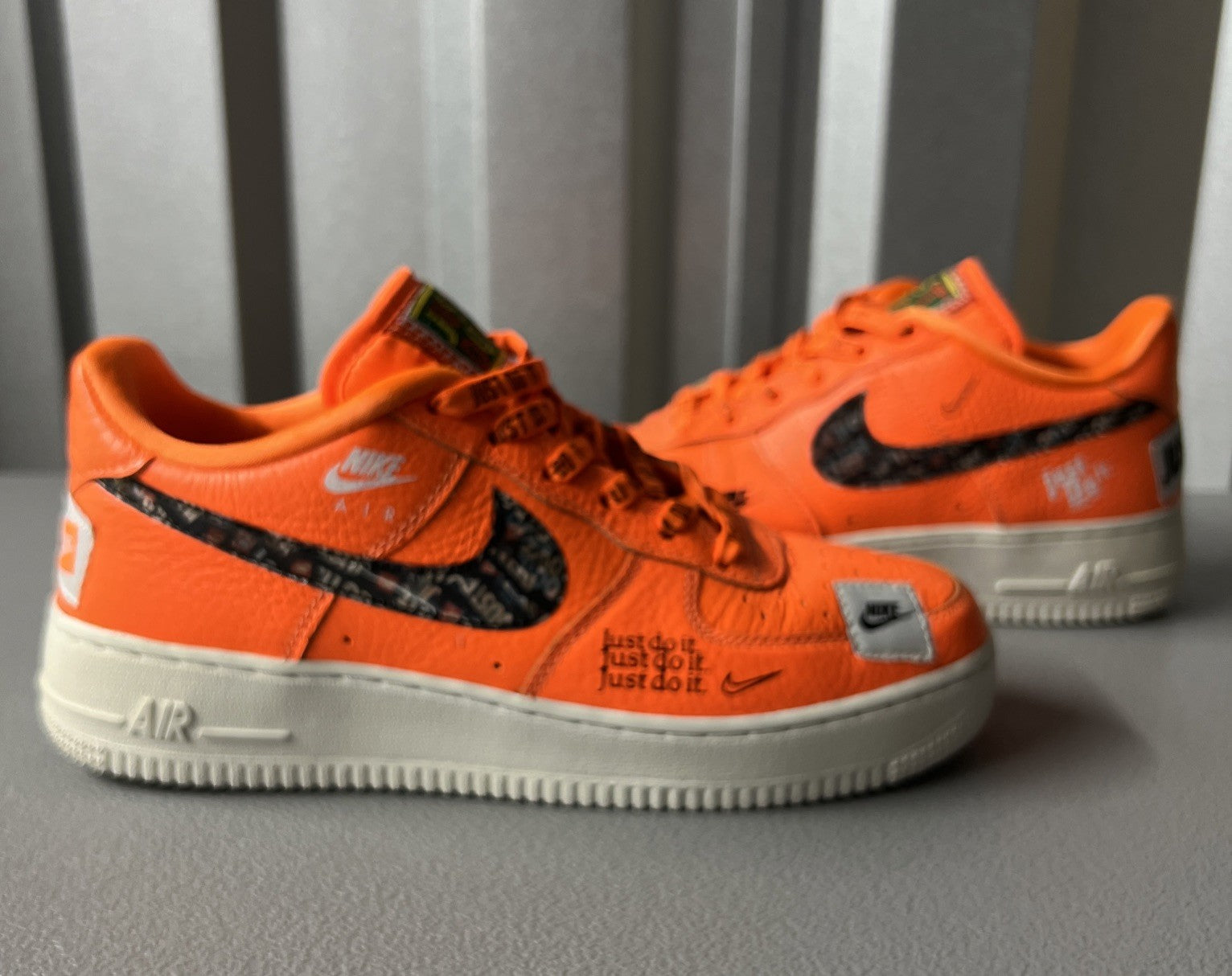 Size 6Y or 7.5 Wmns- Nike Air Force 1 '07 Premium 'Just Do It Pack’