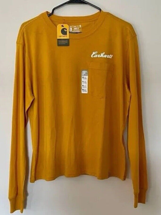Size XL-Carhartt Loose Fit Lightweight Long-sleeve Graphic Script Tee (Women’s)
