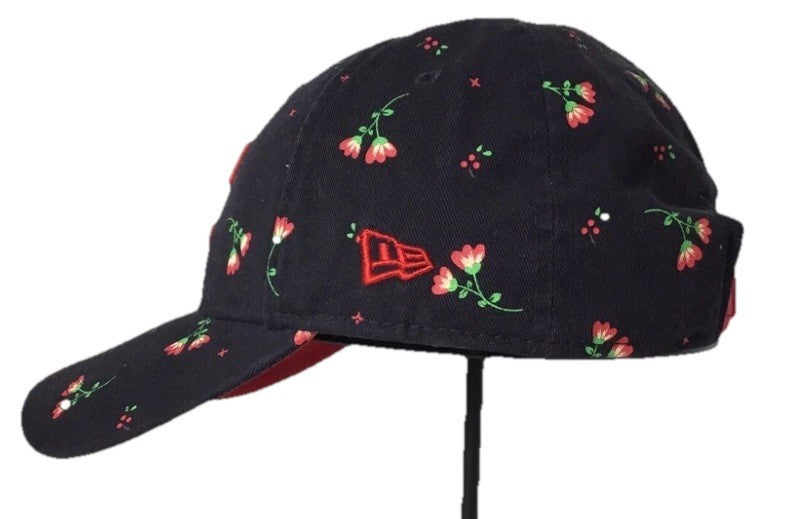 Cleveland Guardians New Era 9Fifty Snapback Wmns Black Floral Baseball Hat