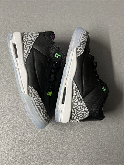 Size 6Y or 7.5 Wmns - Air Jordan 3 Retro ‘Electric Green’ GS