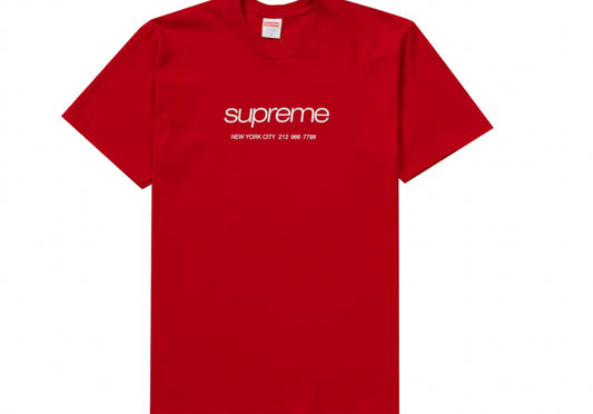 Size L-Supreme Shop Tee
Red