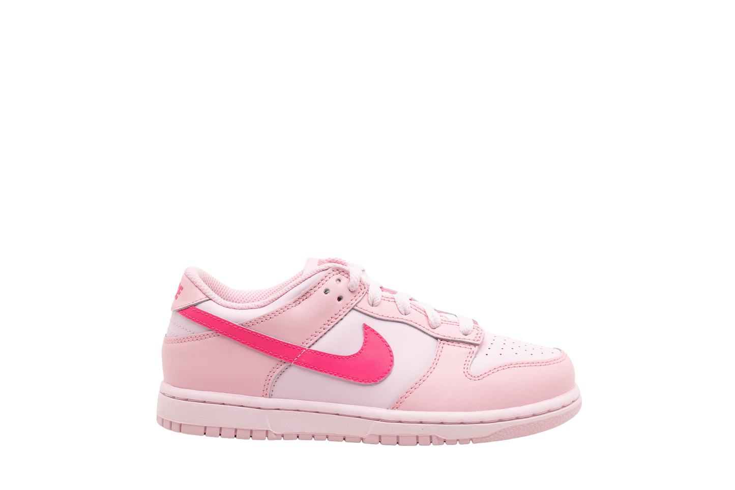 Size 3- Nike Dunk Low Triple Pink (Preschool)
