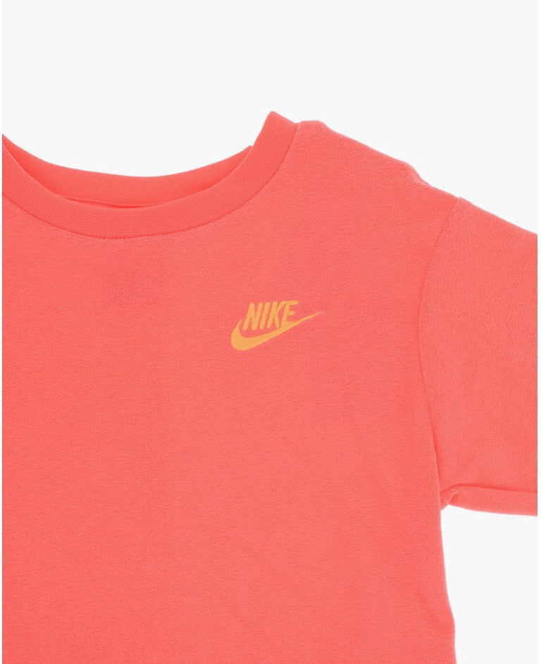 Size 2T- Nike Girls Terry Lets Roll T-Shirt ‘Hot Punch’