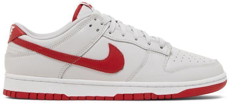 Size 13 Nike Dunk Low Vast Grey Varsity Red