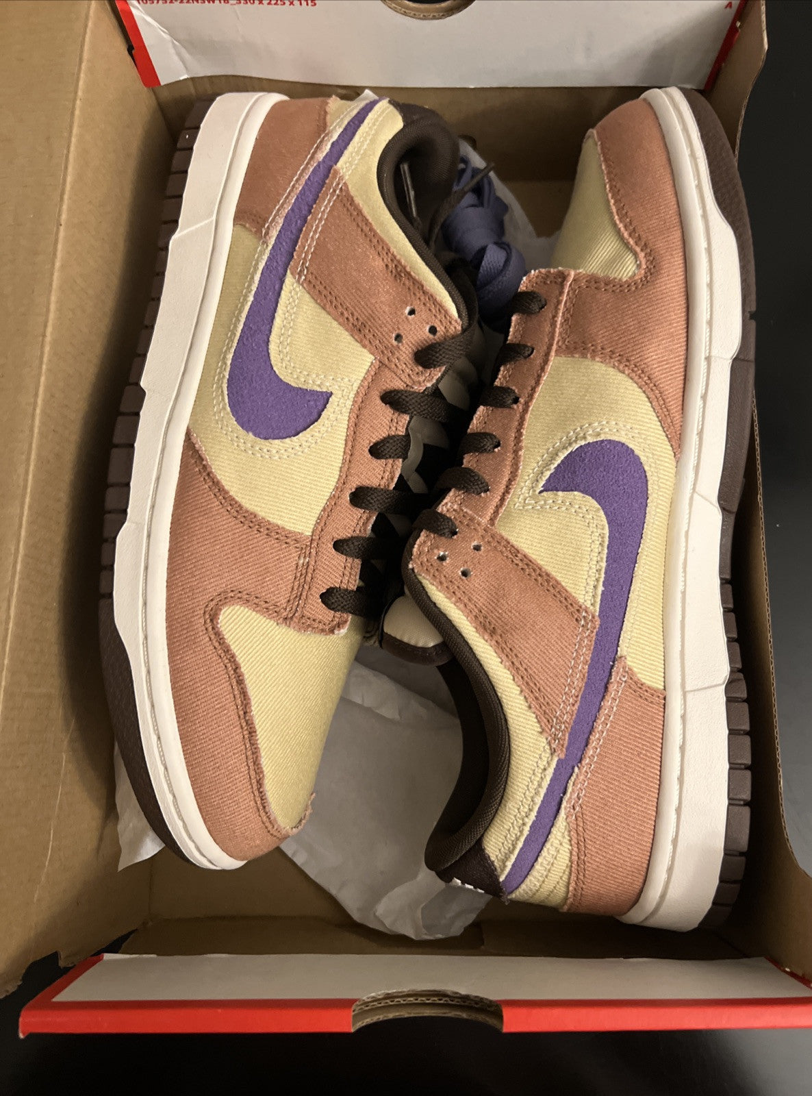 Size 10.5 -Nike Dunk Low Denim Dusted Clay