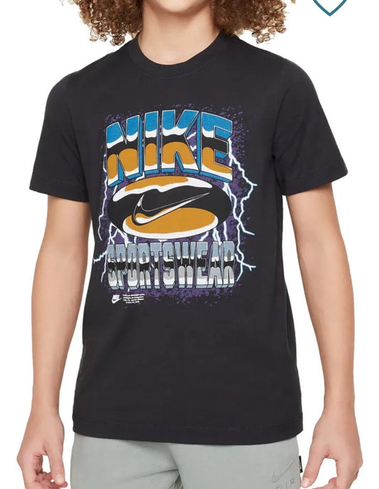 Size Small Nike Boys' Sportswear T100 Culture Crew T-Shirt