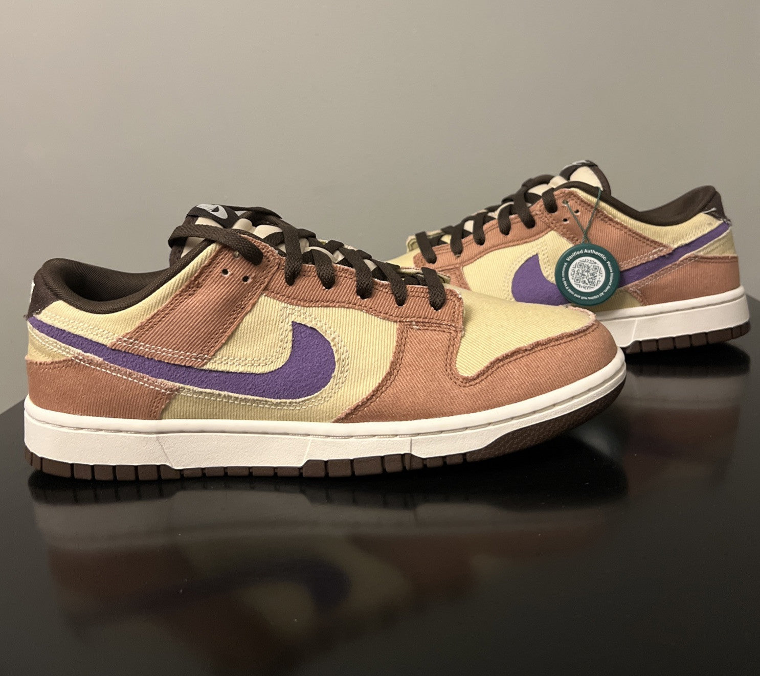 Size 10.5 -Nike Dunk Low Denim Dusted Clay