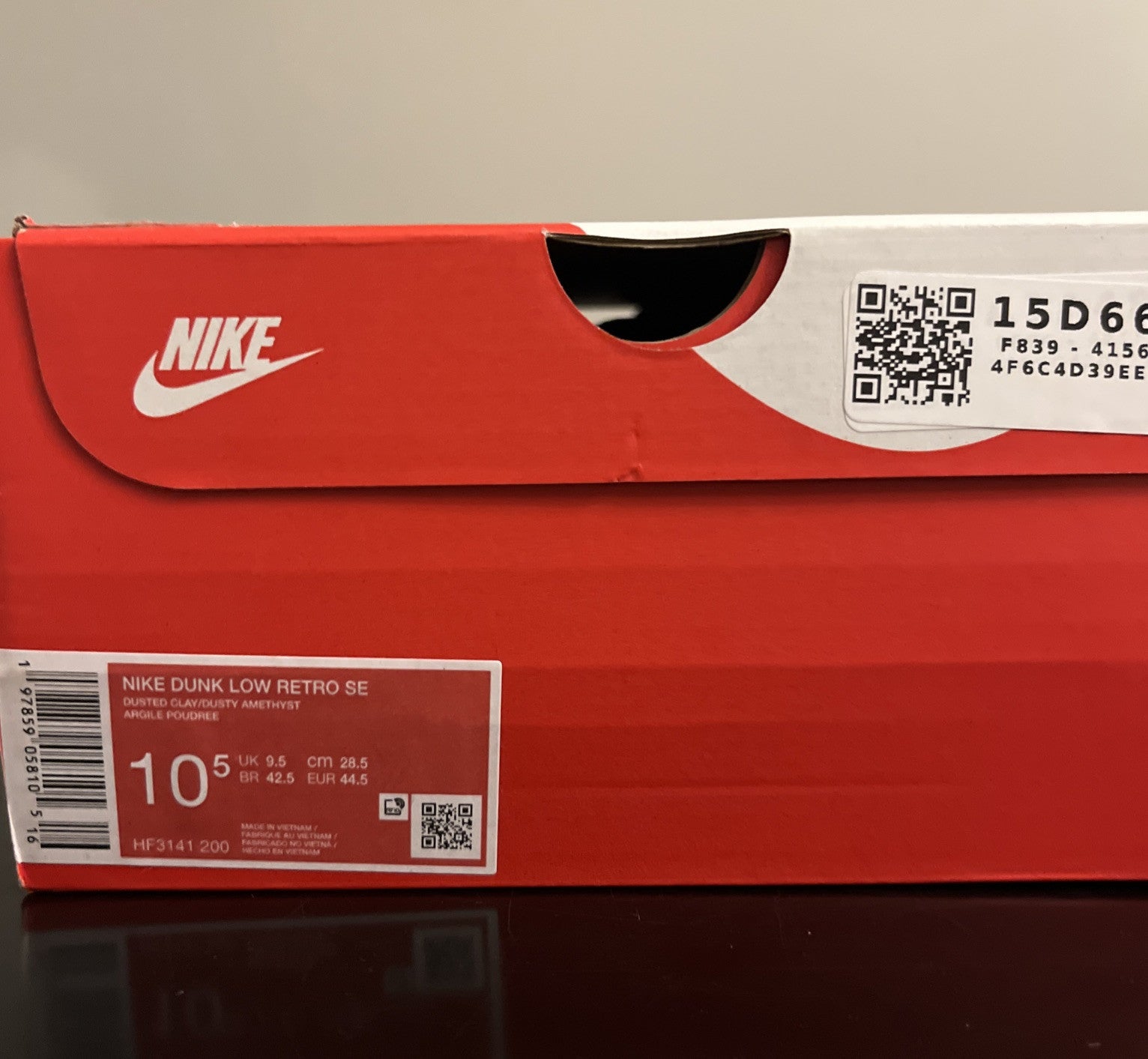 Size 10.5 -Nike Dunk Low Denim Dusted Clay