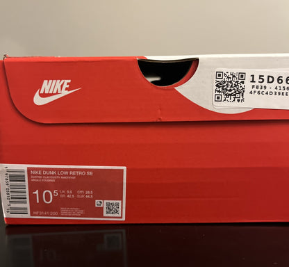 Size 10.5 -Nike Dunk Low Denim Dusted Clay