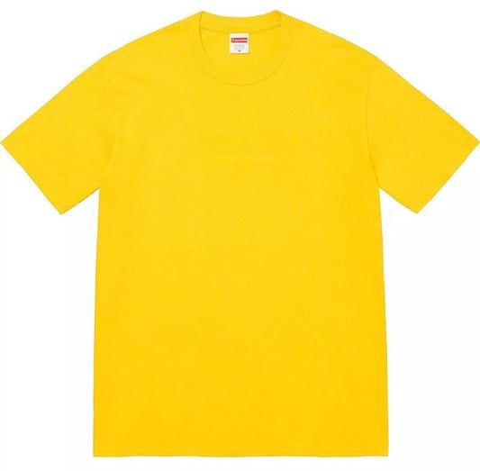 Size Medium - Supreme Men's Yellow Pre-shrunk 100% Cotton Tee