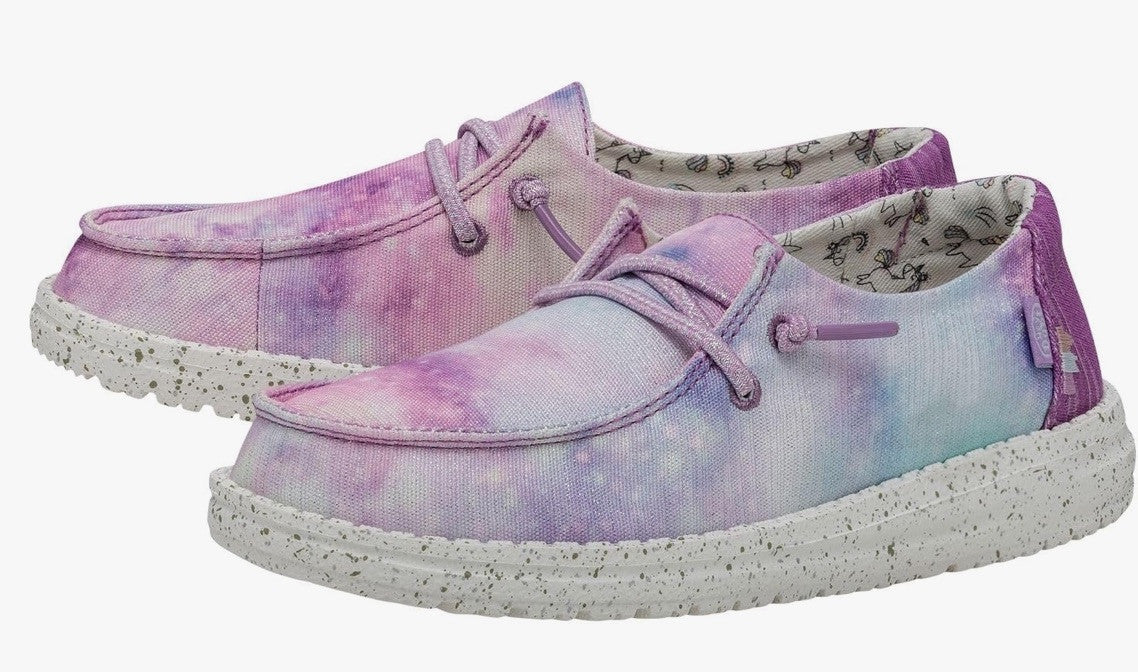 Size 1Y-Hey Dude Girls Wendy Dreamer Unicorn