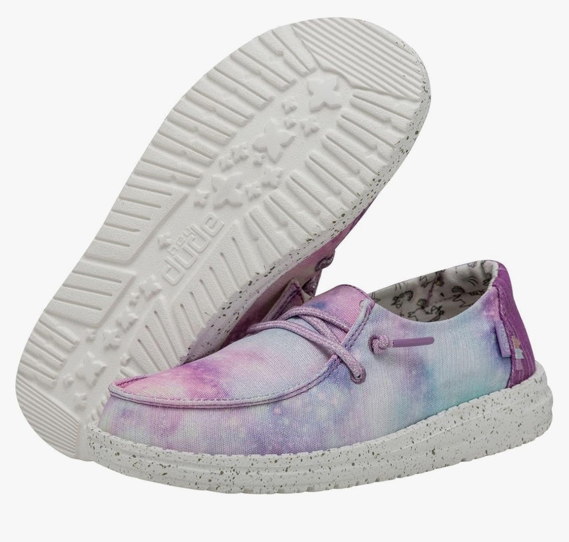 Size 1Y-Hey Dude Girls Wendy Dreamer Unicorn